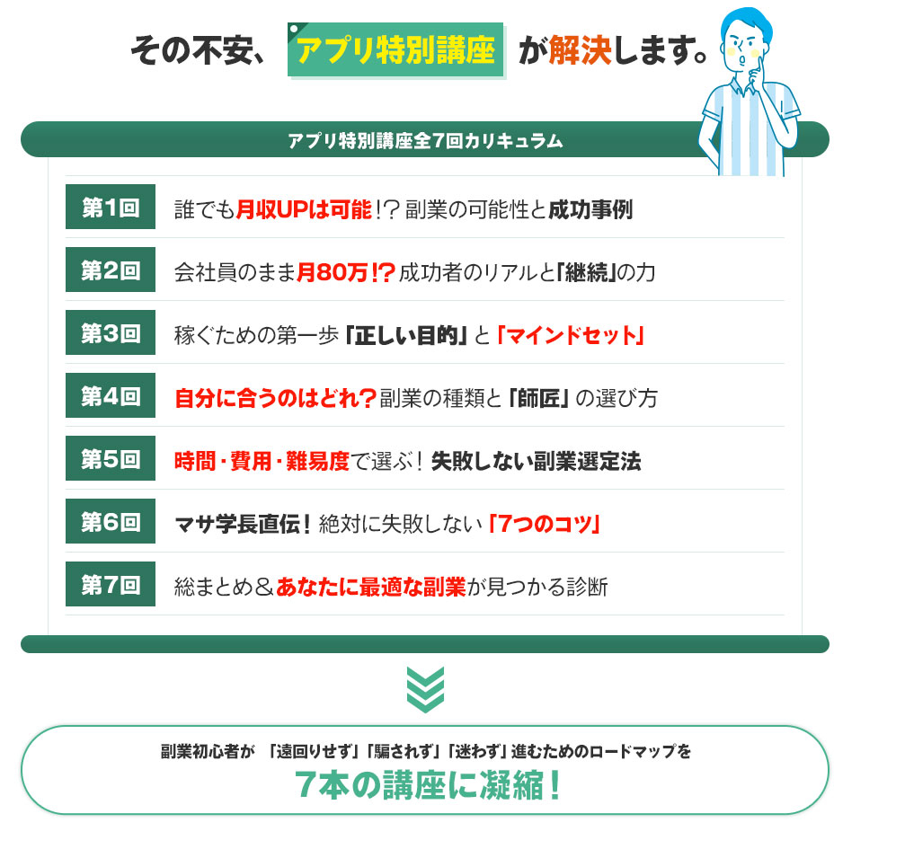 最強副業講座全カリキュラム